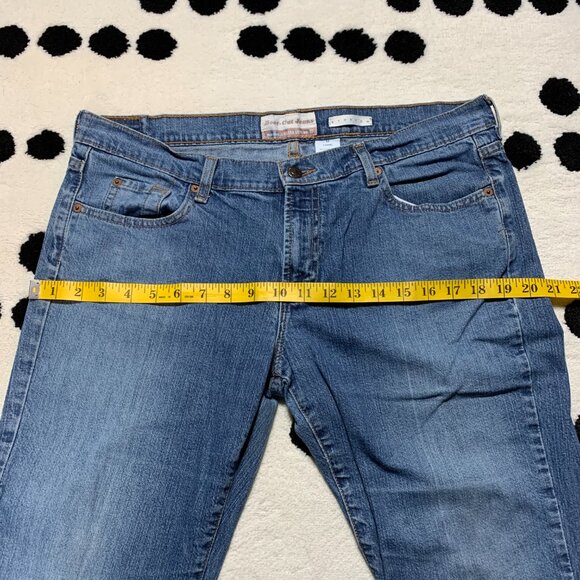 Vintage Y2K Old Navy Boot Cut Jeans Ultra Low Waist Faded Light Wash Denim - Picture 9 of 13